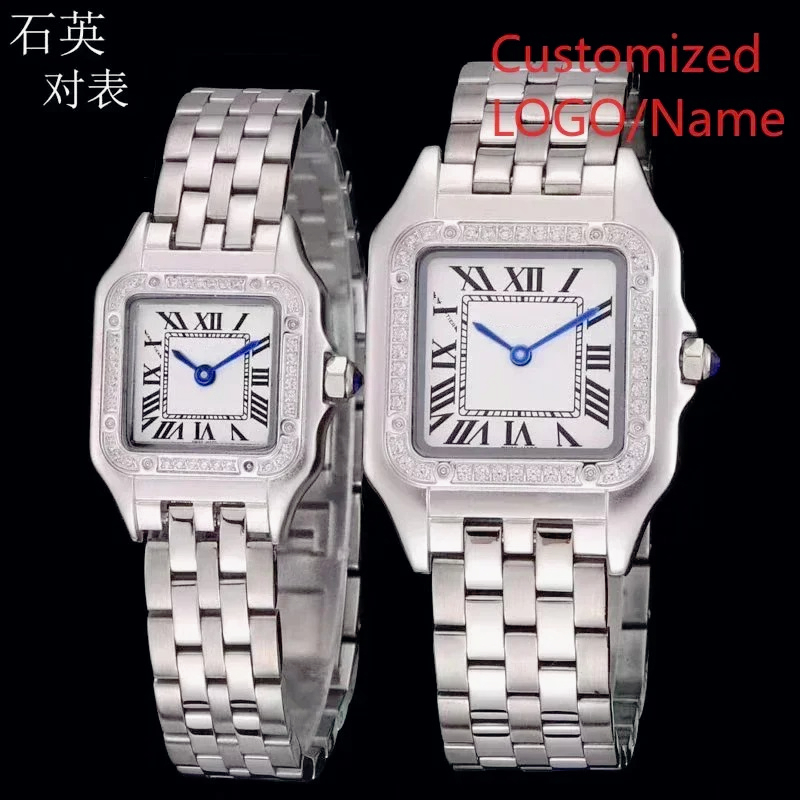 Jewelry Diamond Watches - Stylish Panthere Inspired Couple Watch Precise