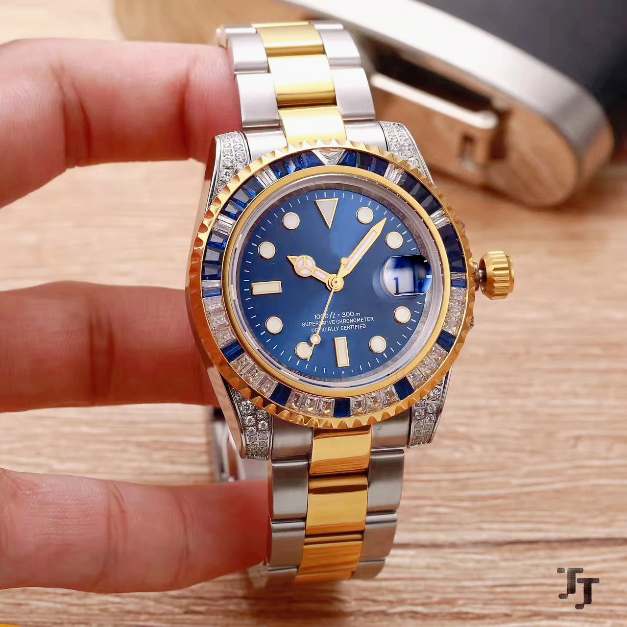 Jewelry Diamond Watches - Male Automatic Movement Watches Exquisite Embedded