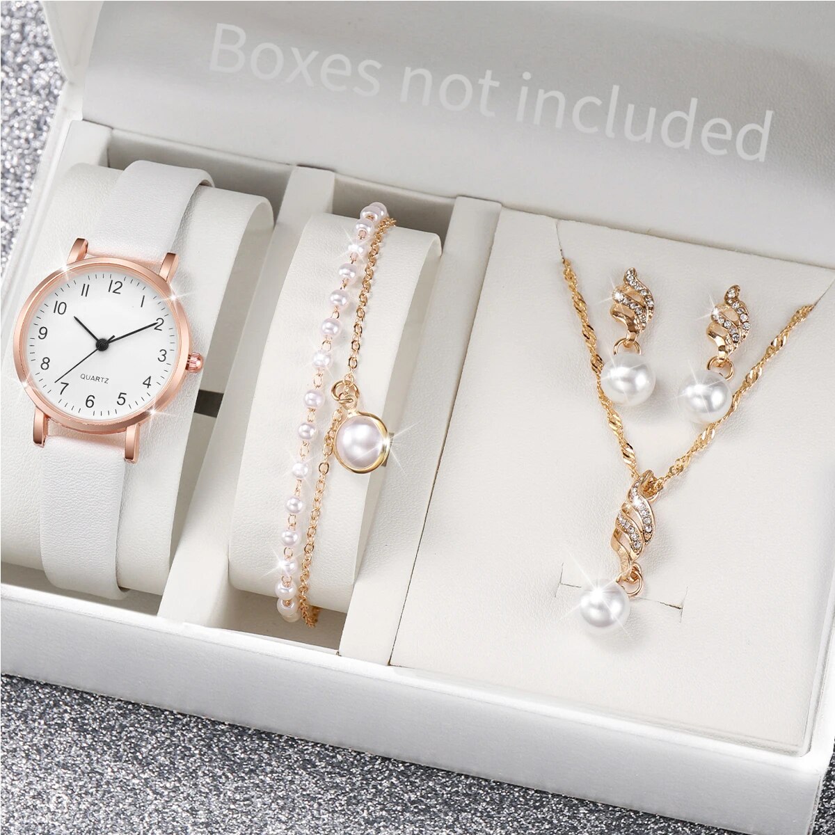 Jewelry Like Watches - Women Rose Gold Pearl Jewelry Watch