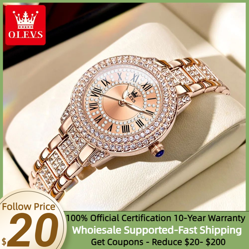 OLEVS 9943 Original Diamond Wa - Jewelry Diamond Watches recensione e prezzo