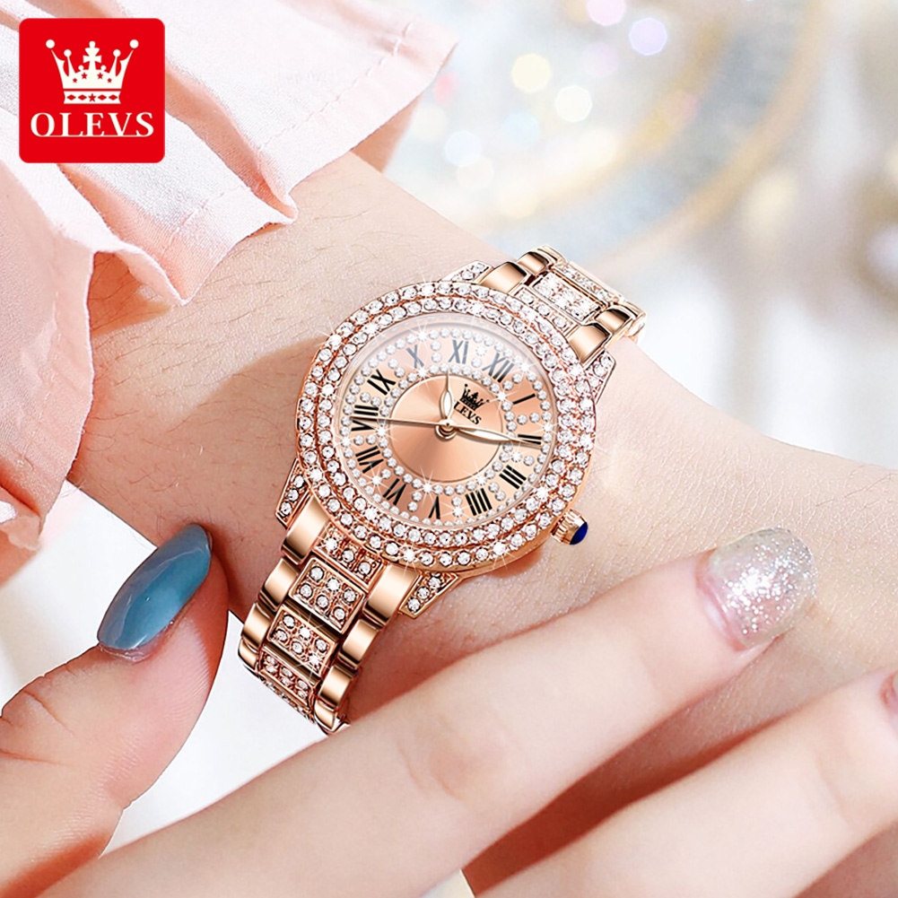OLEVS 9943 Original Diamond Wa - Jewelry Diamond Watches recensione e prezzo