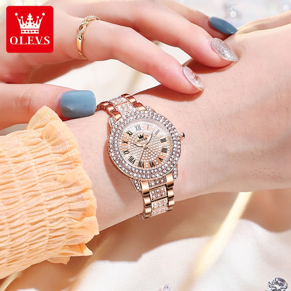 OLEVS 9943 Original Diamond Wa - Jewelry Diamond Watches recensione e prezzo