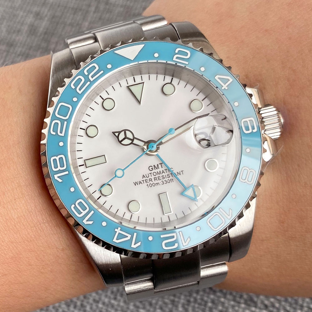 Customized 40mm Ice Blue Dial  - Jewelry Watches For Men recensione e prezzo