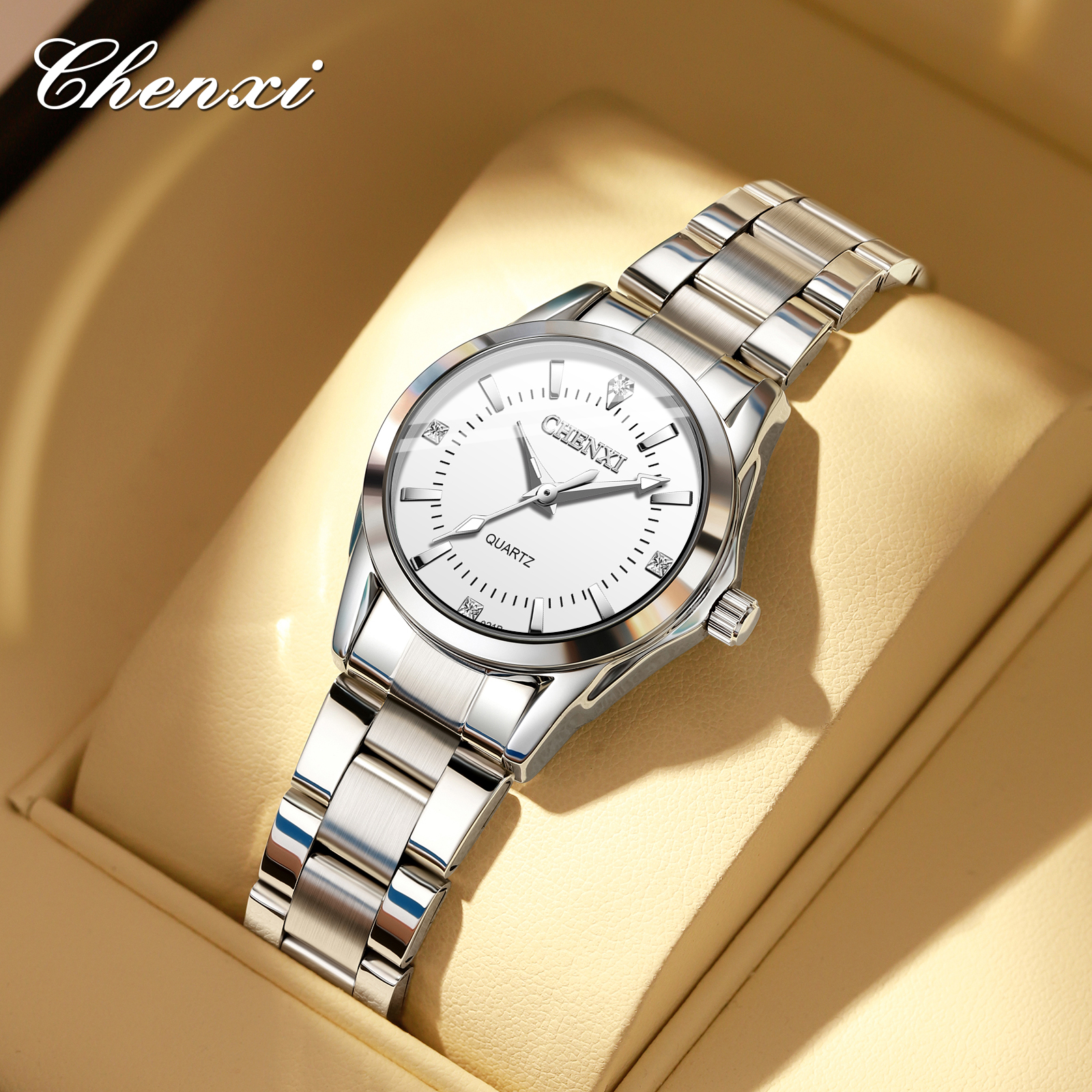 CHENXI 021B Luxury Fashion All - Jewelry Diamond Watches recensione e prezzo