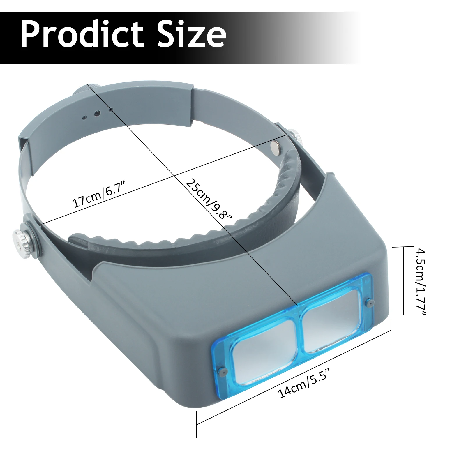 Head-Mounted Double Lens Magni - Jewelry Watches Repair recensione e prezzo