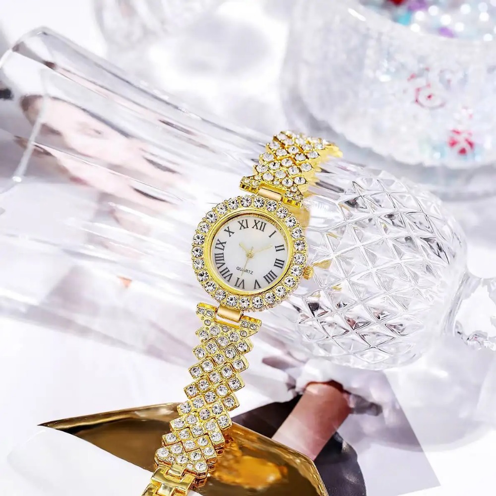 6PCS/Set Luxury Rhinestone Wom - Jewelry Like Watches recensione e prezzo