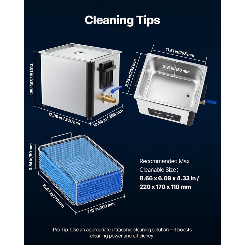 10L Ultrasonic Cavitation Devi - Jewelry And Watches Stores recensione e prezzo