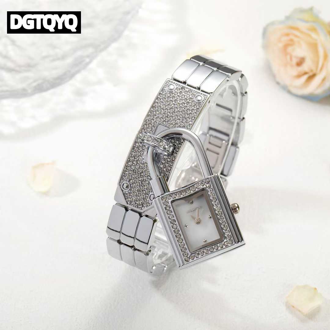 Ladies Sliver Detachable Lock  - Jewelry Diamond Watches recensione e prezzo
