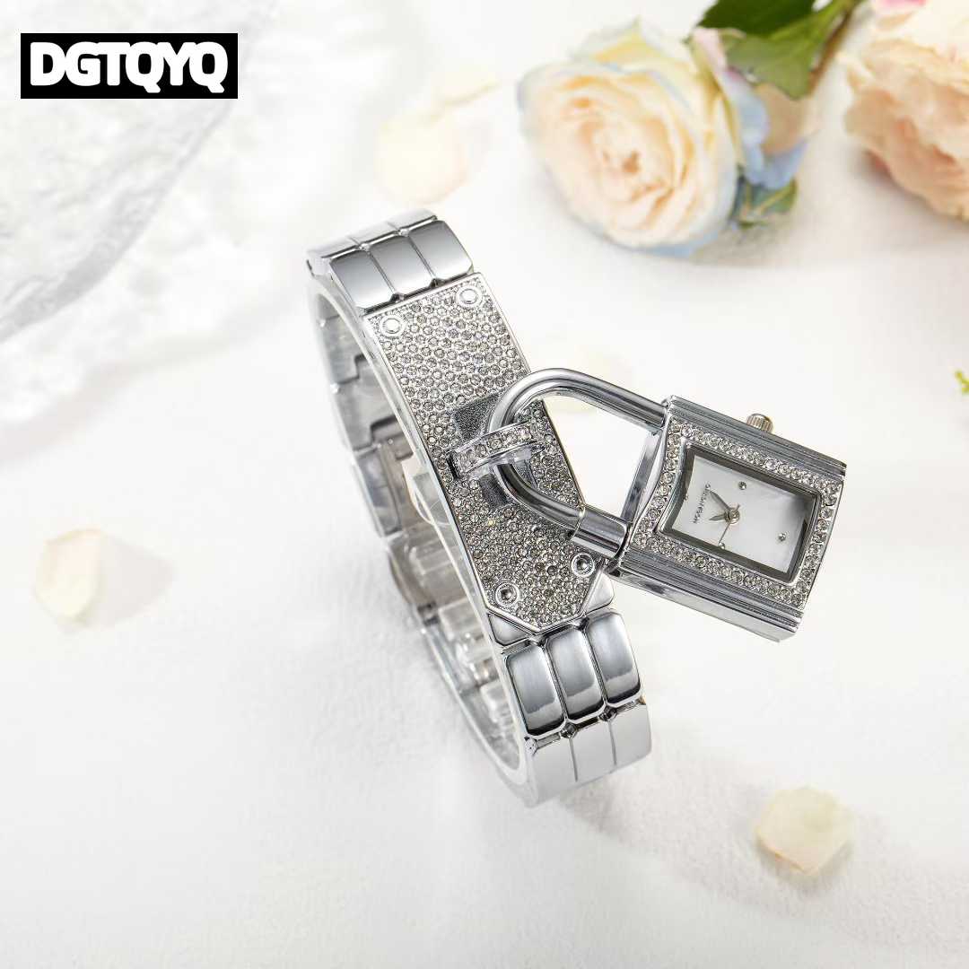 Ladies Sliver Detachable Lock  - Jewelry Diamond Watches recensione e prezzo