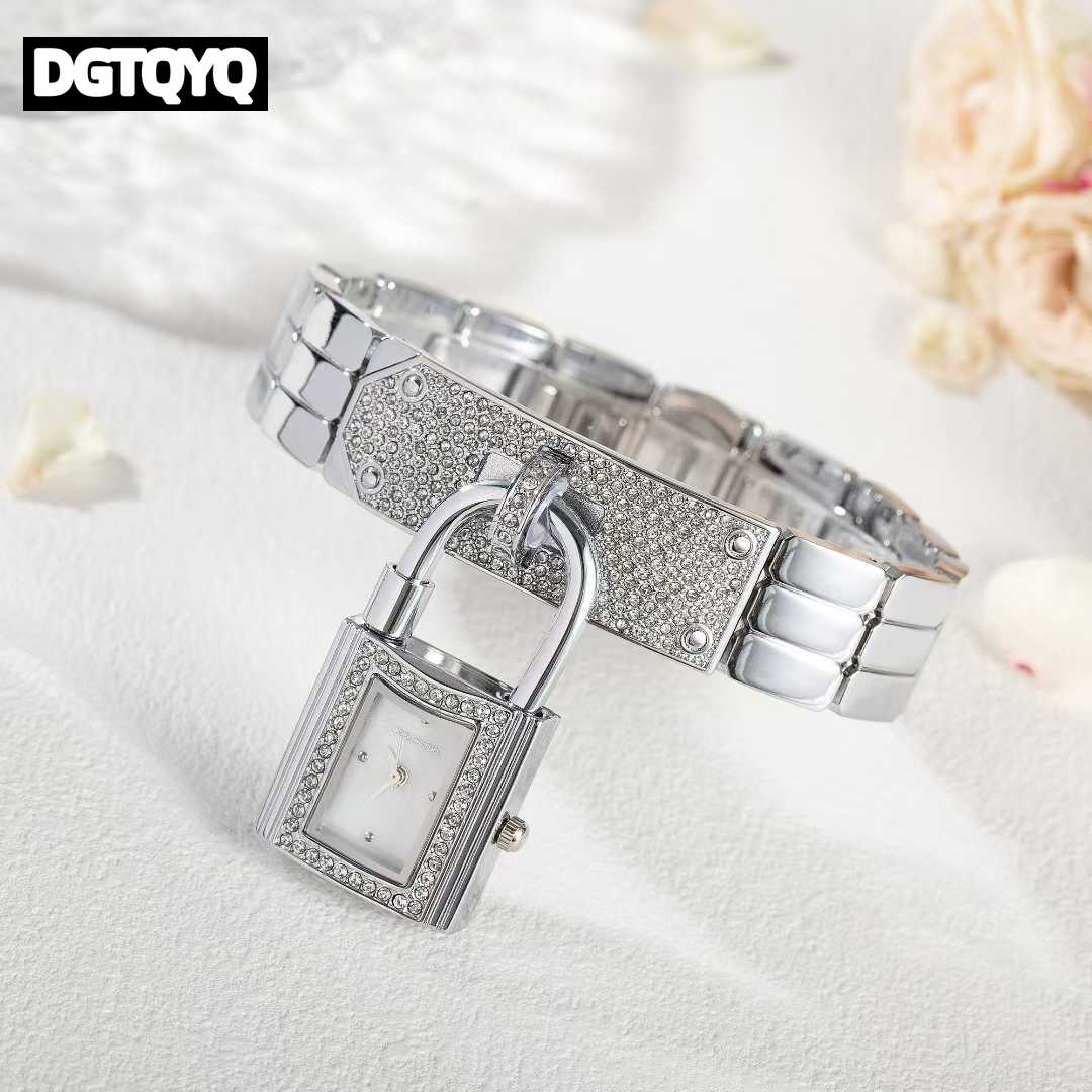 Ladies Sliver Detachable Lock  - Jewelry Diamond Watches recensione e prezzo