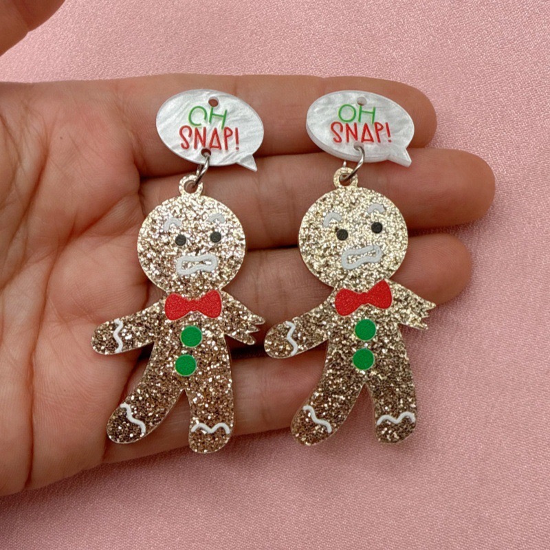 10pcs Cute Christmas Gingerbre - Jewelry & Watches Spółka Z Ograniczoną Odpowiedzialnością Sp Z Oo recensione e prezzo