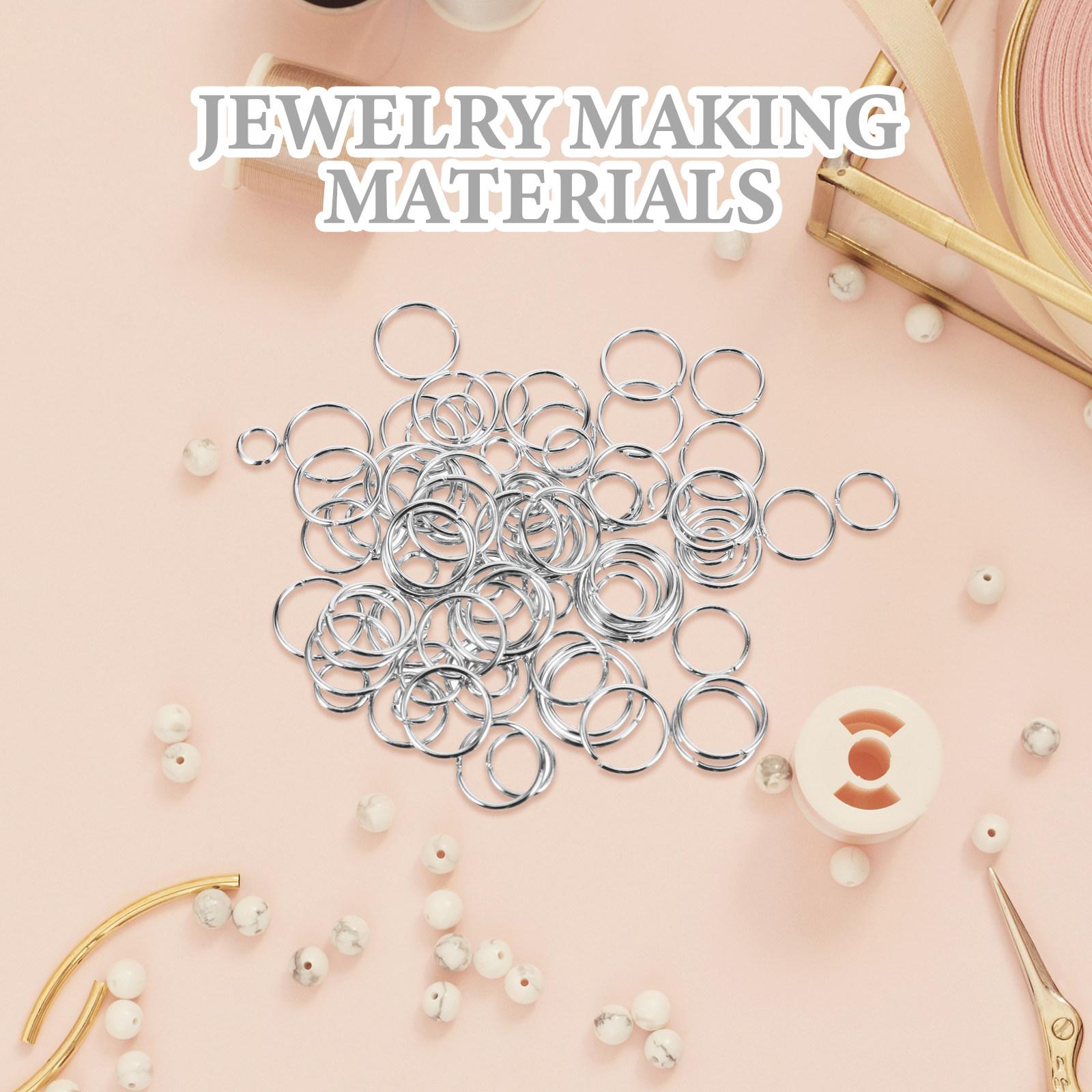 1200Pcs Metal Open Jump Rings  - Jewelry Repair & Watches Reviews recensione e prezzo