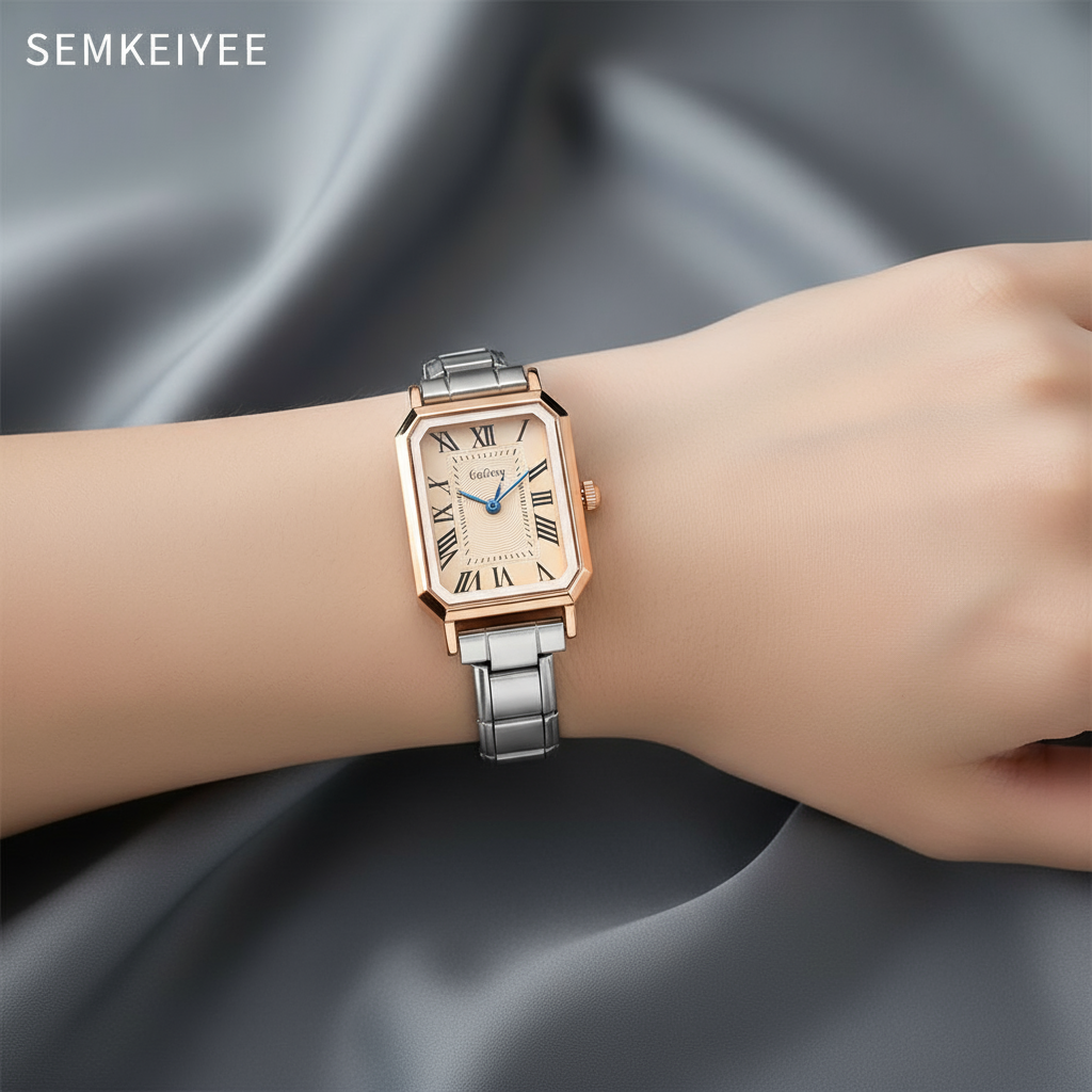 Elegant Women's Rectangle Watc - Jewelry Style Watches recensione e prezzo