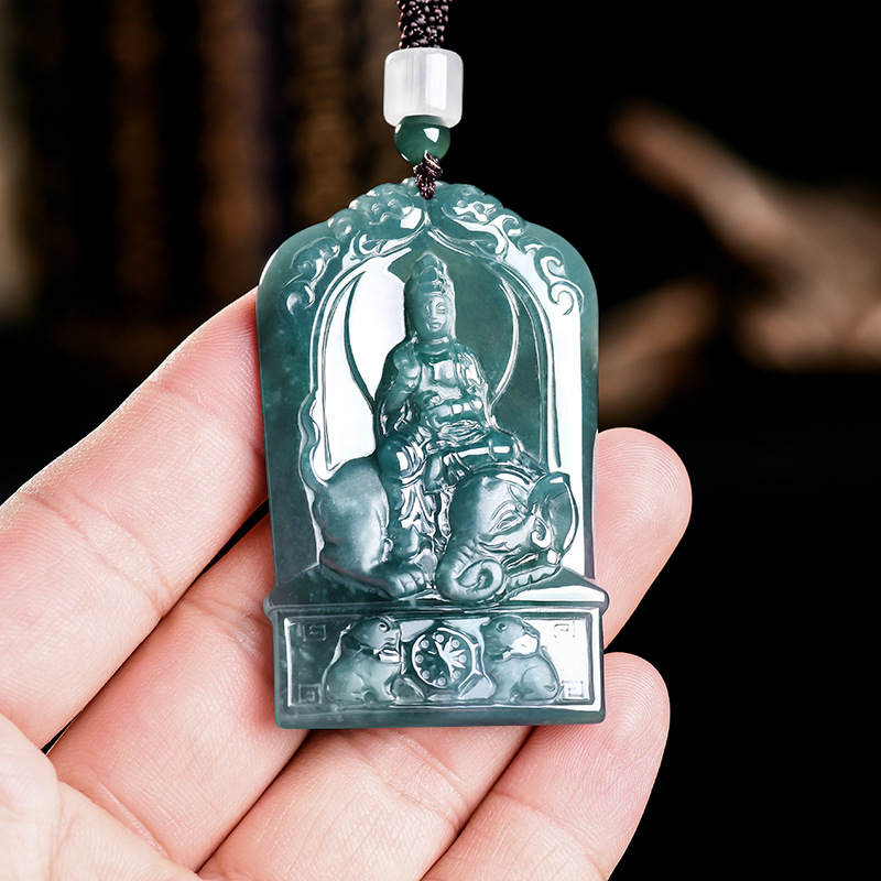 Natural Burmese Jadeite Guanyi - Jewelry & Watches Spółka Z Ograniczoną Odpowiedzialnością Sp Z Oo recensione e prezzo