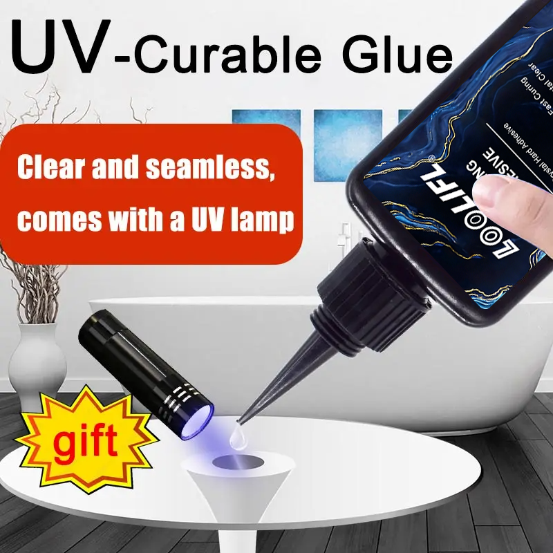 Loolifl 50ml UV Glue with UV L - Jewelry Repair & Watches Reviews recensione e prezzo