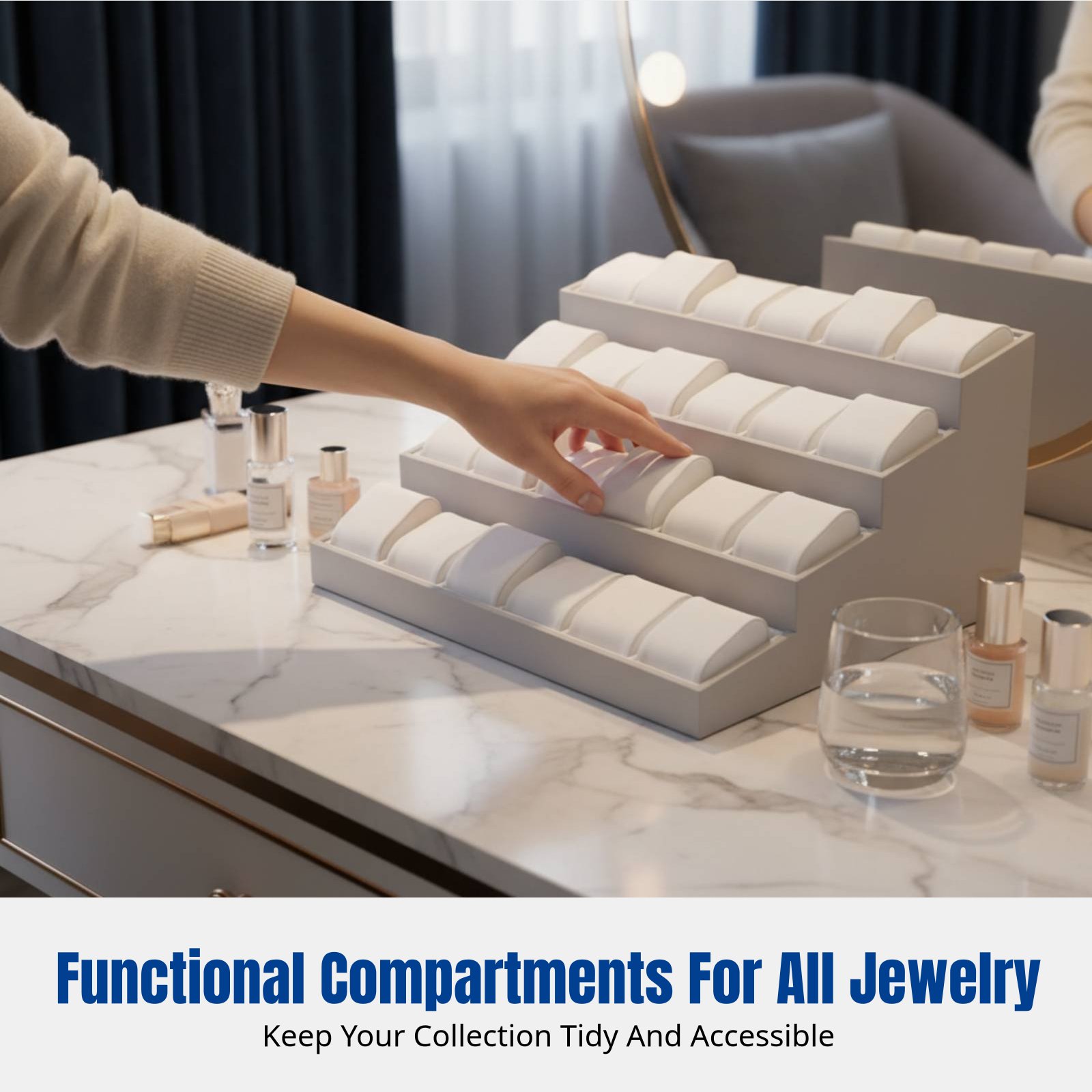Tiered Jewelry Display Stand,  - Jewelry Stand Watches recensione e prezzo