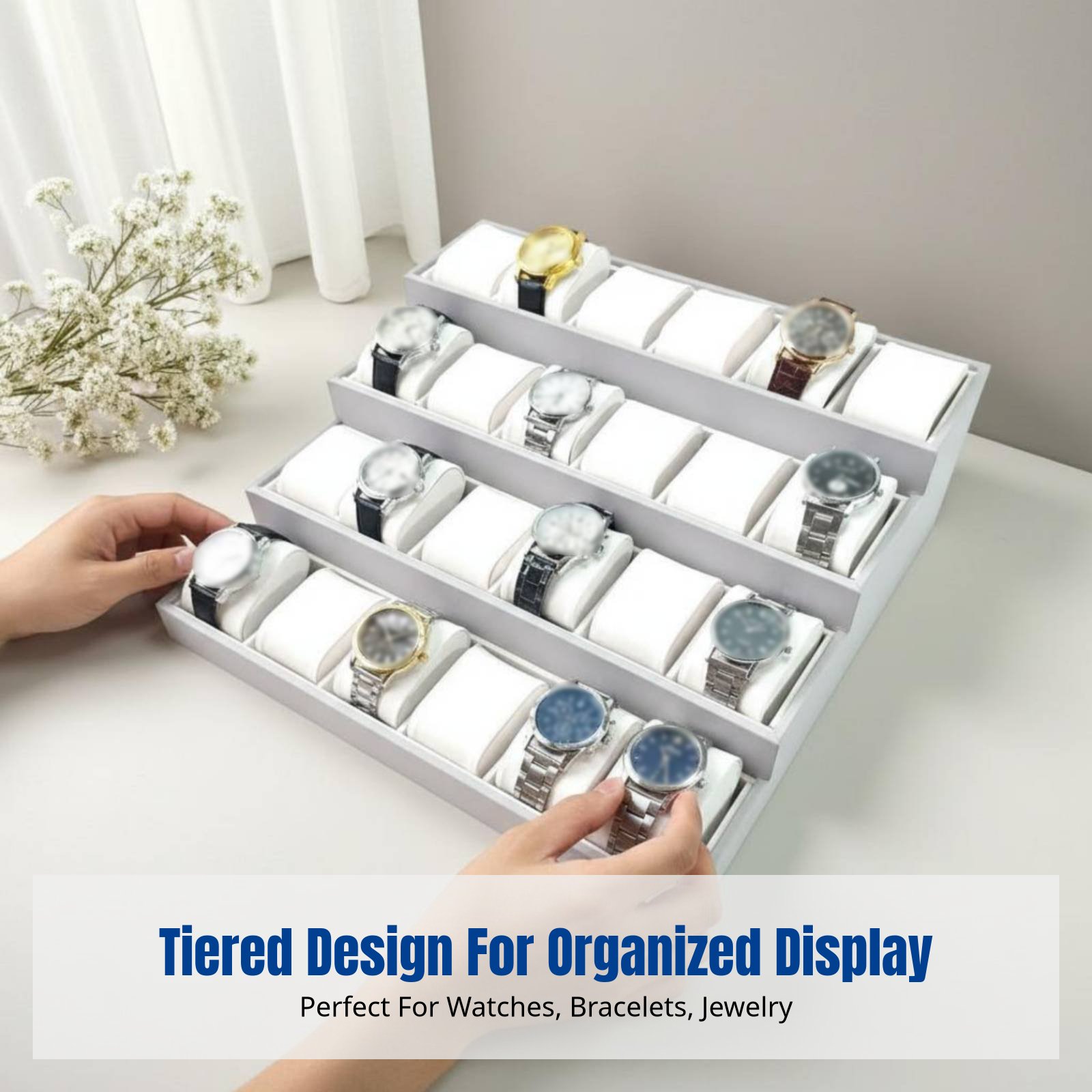 Tiered Jewelry Display Stand,  - Jewelry Stand Watches recensione e prezzo