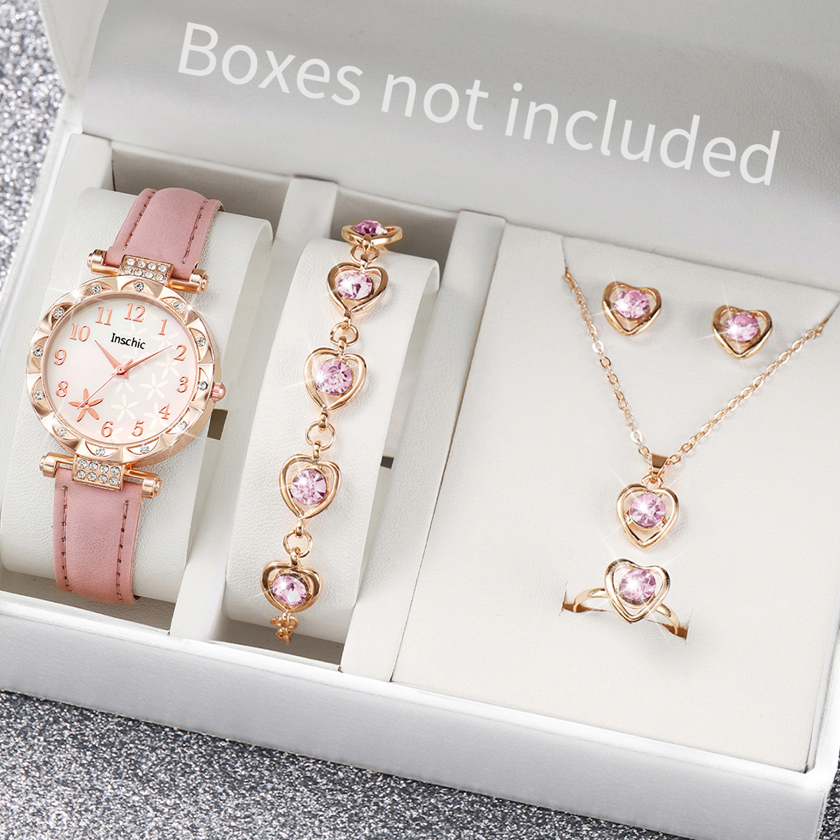 5/6PCS Fashion Rhinestone Wome - Jewelry Like Watches recensione e prezzo