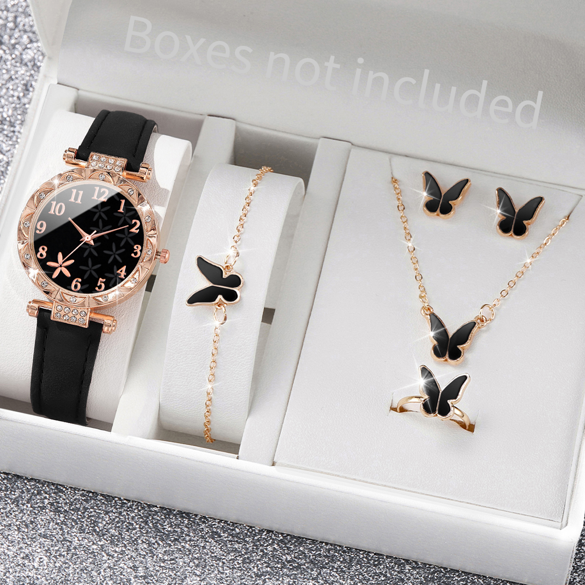 5/6PCS Fashion Rhinestone Wome - Jewelry Like Watches recensione e prezzo