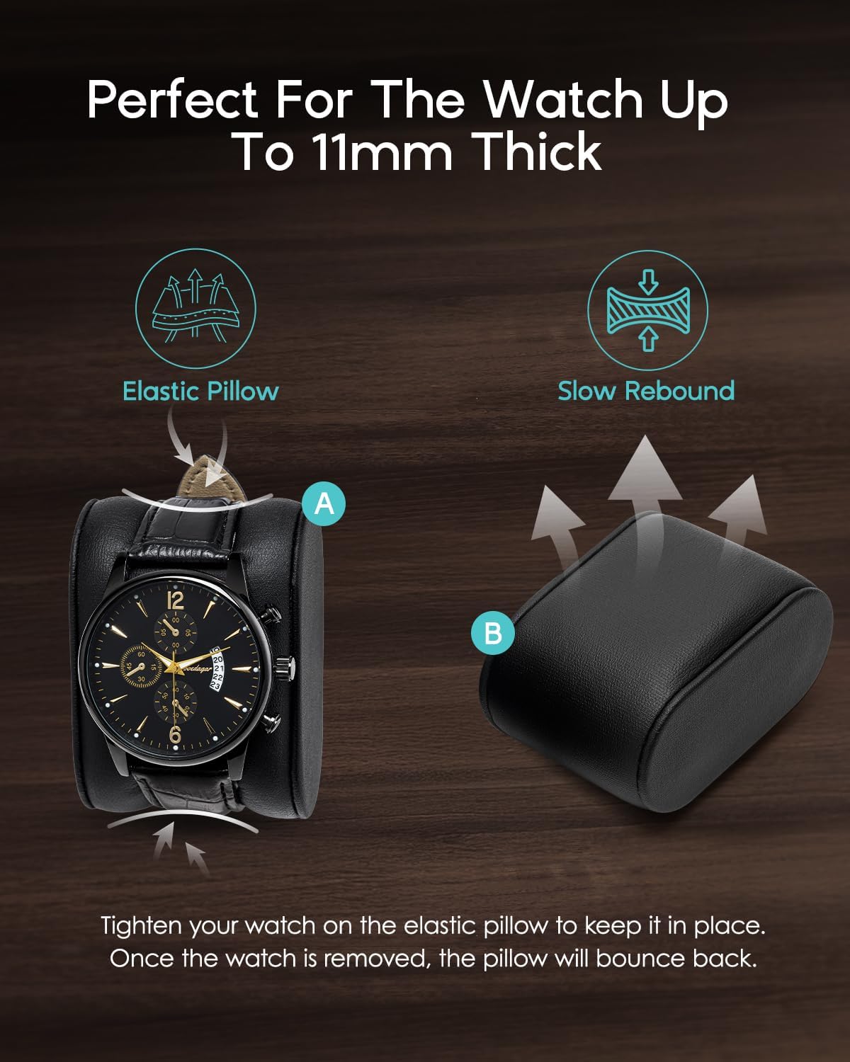 6-Slot Watch Case with Glass L - Jewelry Watches For Men recensione e prezzo