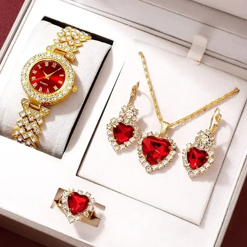 Golden Luxury Watch Women Ring - Jewelry Like Watches recensione e prezzo