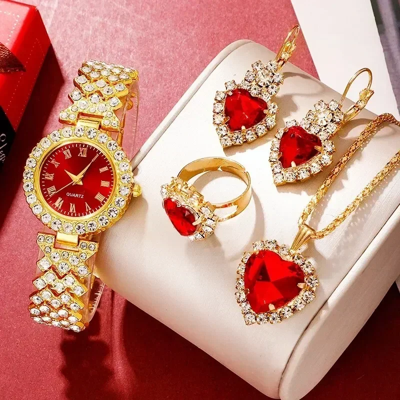 Golden Luxury Watch Women Ring - Jewelry Like Watches recensione e prezzo