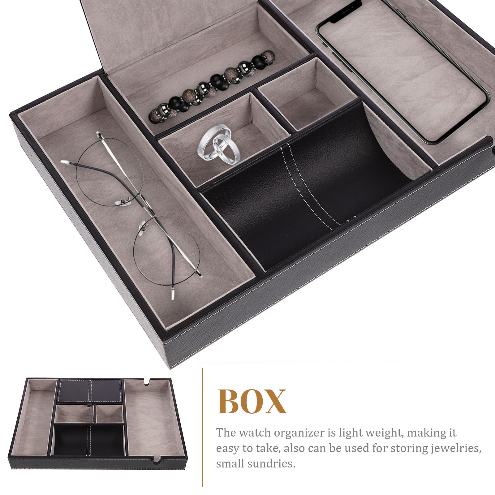 Multi-Grid Jewelry Storage Cas - Jewelry Style Watches recensione e prezzo