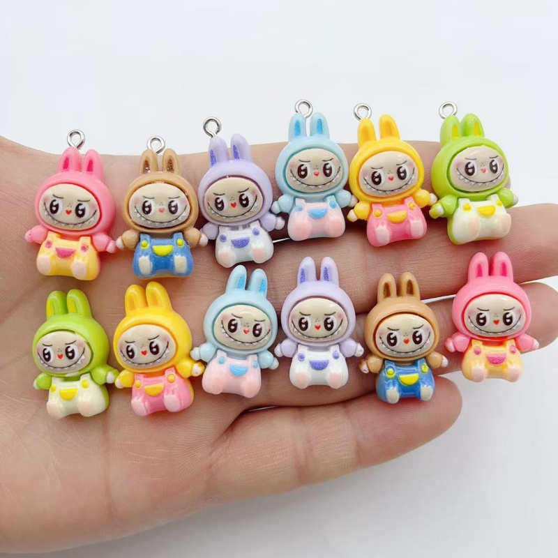 10Pcs Kawaii Rabbit Strawberry - Jewelry & Watches Spółka Z Ograniczoną Odpowiedzialnością Sp Z Oo recensione e prezzo