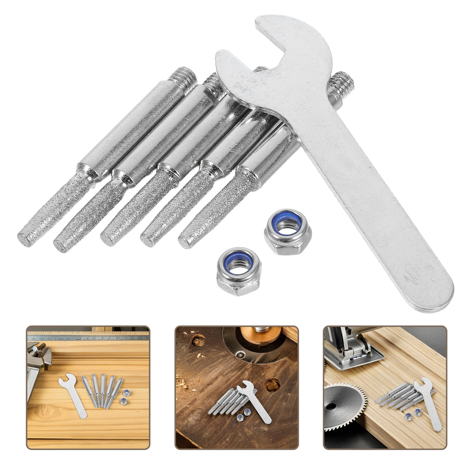 1Set Diamond Burr Grinding Cha - Jewelry Repair & Watches Reviews recensione e prezzo