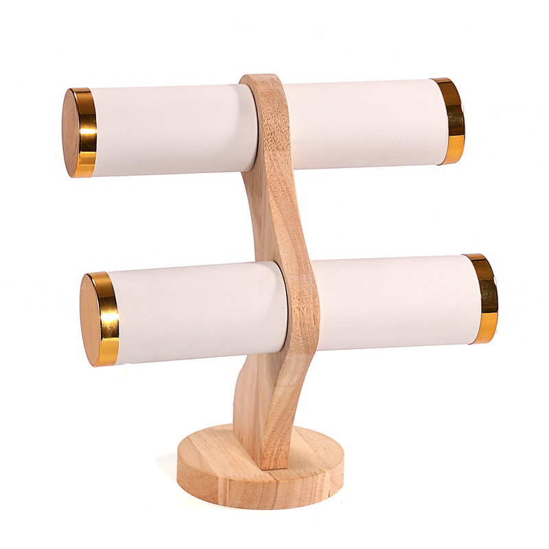 2-Tier Curved Wood Bracelet Ho - Jewelry And Watches Stores recensione e prezzo