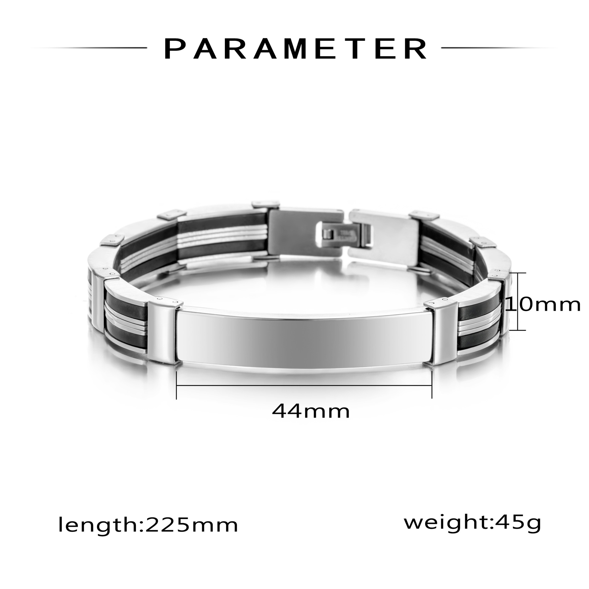 Punk Custom TEXT Name Men Stai - Jewelry Watches For Men recensione e prezzo