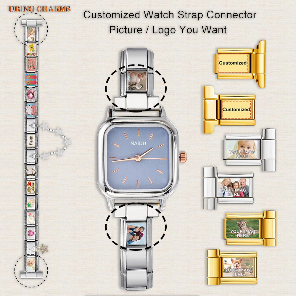 1 pair Picture Logo Customized - Jewelry Watches For Men recensione e prezzo