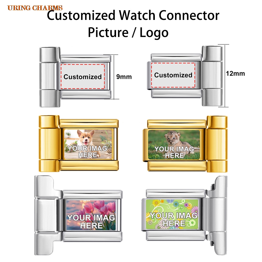 1 pair Picture Logo Customized - Jewelry Watches For Men recensione e prezzo