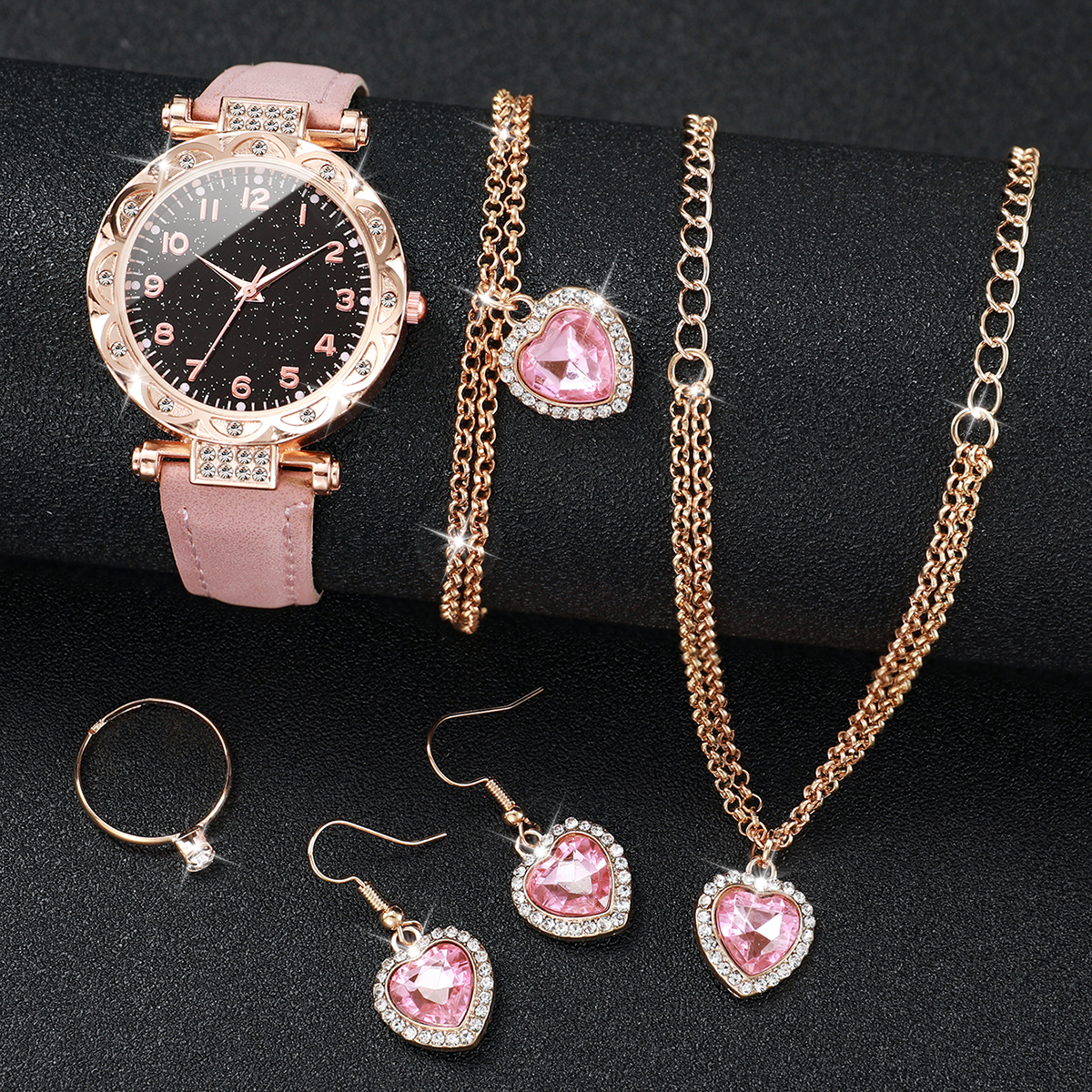 6 Pcs/set Fashion Starry Sky W - Jewelry Diamond Watches recensione e prezzo
