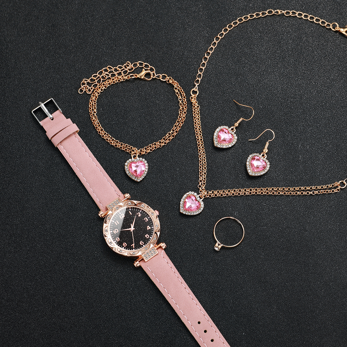 6 Pcs/set Fashion Starry Sky W - Jewelry Diamond Watches recensione e prezzo