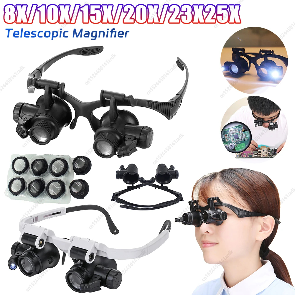 10-25X Head-Worn Magnifier wit - Jewelry Repair & Watches Reviews recensione e prezzo