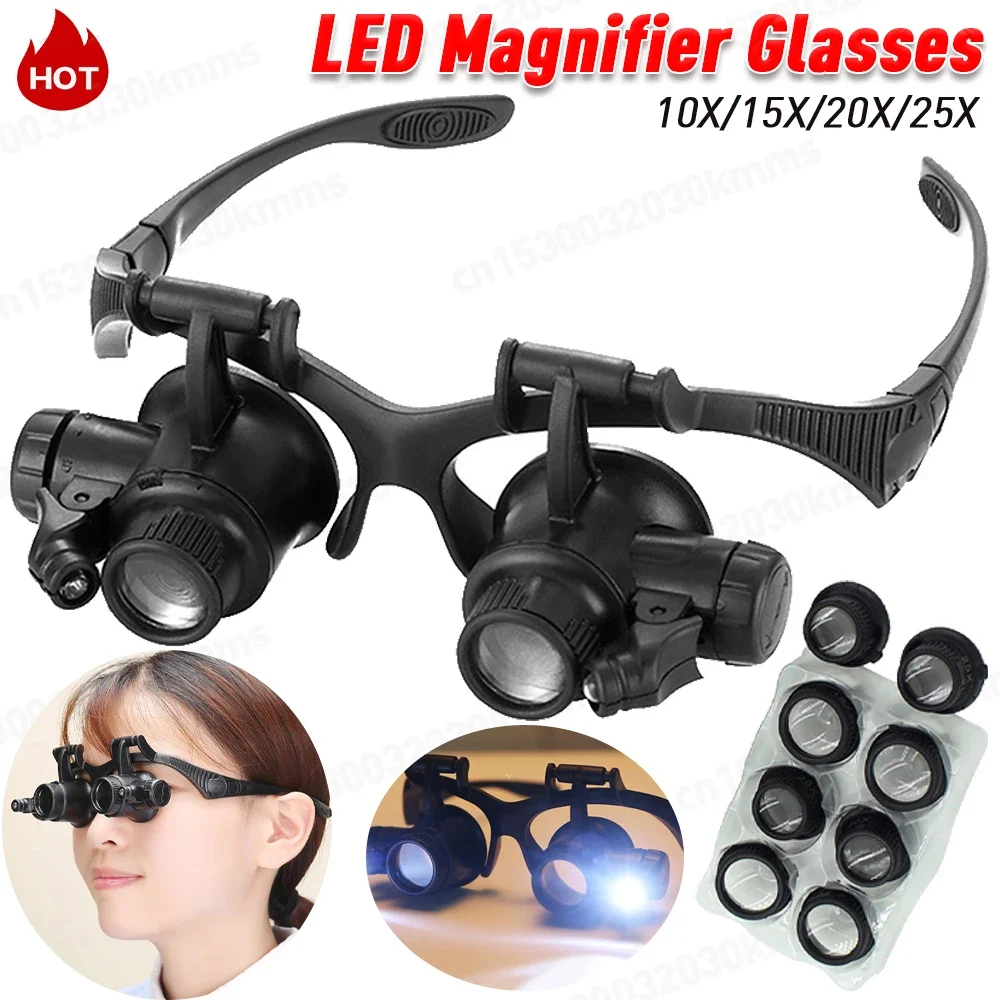 10-25X Head-Worn Magnifier wit - Jewelry Repair & Watches Reviews recensione e prezzo