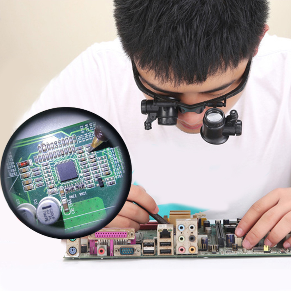 10-25X Head-Worn Magnifier wit - Jewelry Repair & Watches Reviews recensione e prezzo