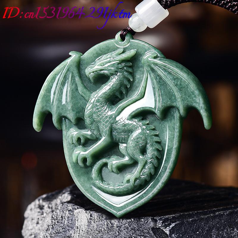 Natural Burmese Jadeite Dragon - Jewelry & Watches Spółka Z Ograniczoną Odpowiedzialnością Sp Z Oo recensione e prezzo