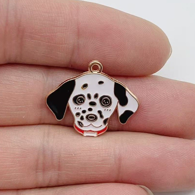 12pcs cartoon pet spotted dog  - Jewelry & Watches Spółka Z Ograniczoną Odpowiedzialnością Sp Z Oo recensione e prezzo