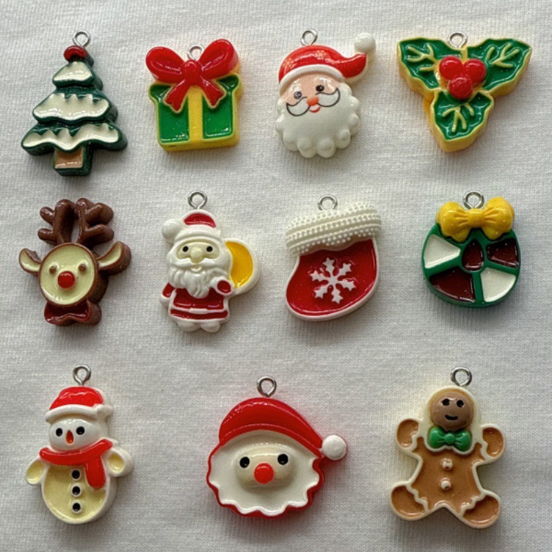 10pcs Christmas Cartoon Series - Jewelry & Watches Spółka Z Ograniczoną Odpowiedzialnością Sp Z Oo recensione e prezzo