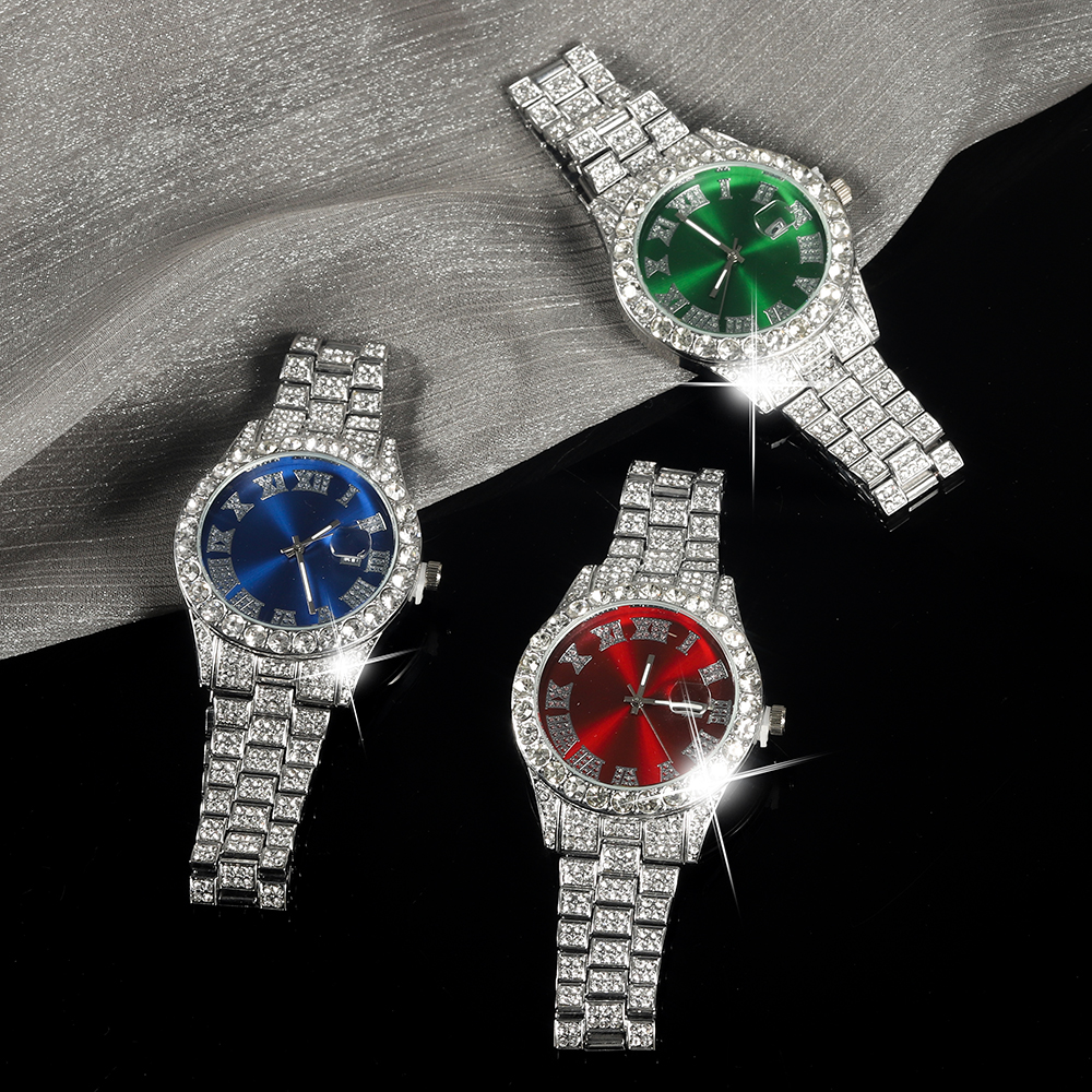 New Punk Men Watch Iced Out Di - Jewelry Watches For Men recensione e prezzo